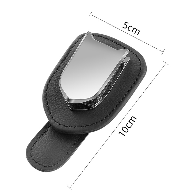 Portable Car Glasses Cases Ticket Card Clip Car Sun Visor Sunglasses Holder Interior Accessories