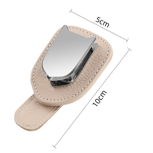 Portable Car Glasses Cases Ticket Card Clip Car Sun Visor Sunglasses Holder Interior Accessories