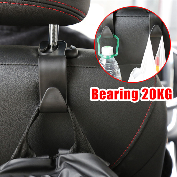 2pcs Car Seat Back Strong And Stable Small Hook Hidden Multifunctional Storage Rear Rear Seat Hook Car Interior Accessories