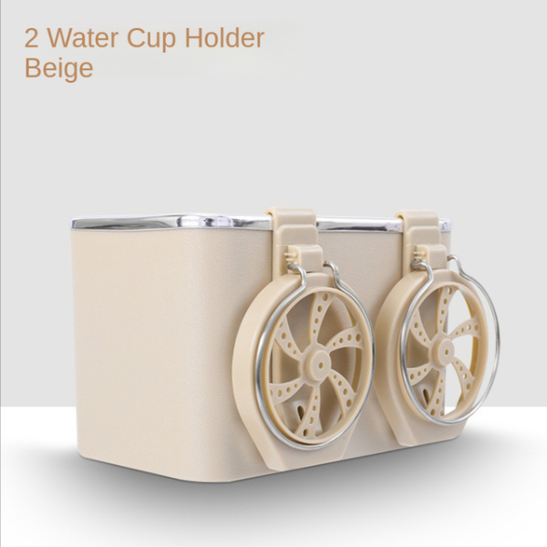 Car Tissue Box Armrest Box Creative Car Water Cup Holder Hanging Cartoon Cute Car Interior Decoration Interior Accessories