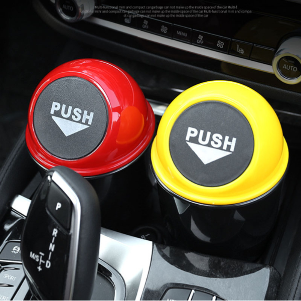 Abs Car Trash Garbage Can Automobiles Trash Dust Case Holder Bin Box Car-styling Can Rubbish   Interior Accessories