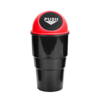 Abs Car Trash Garbage Can Automobiles Trash Dust Case Holder Bin Box Car-styling Can Rubbish   Interior Accessories