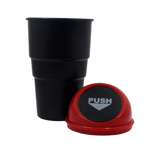 Abs Car Trash Garbage Can Automobiles Trash Dust Case Holder Bin Box Car-styling Can Rubbish   Interior Accessories