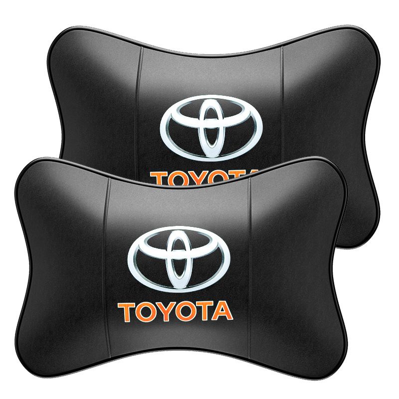 Toyota Seat Covers & Accessories Car Four Seasons General Car Head Pillow Neck Pillow Car Seat Supplies Interior Comfort Pillow Pair For Loading