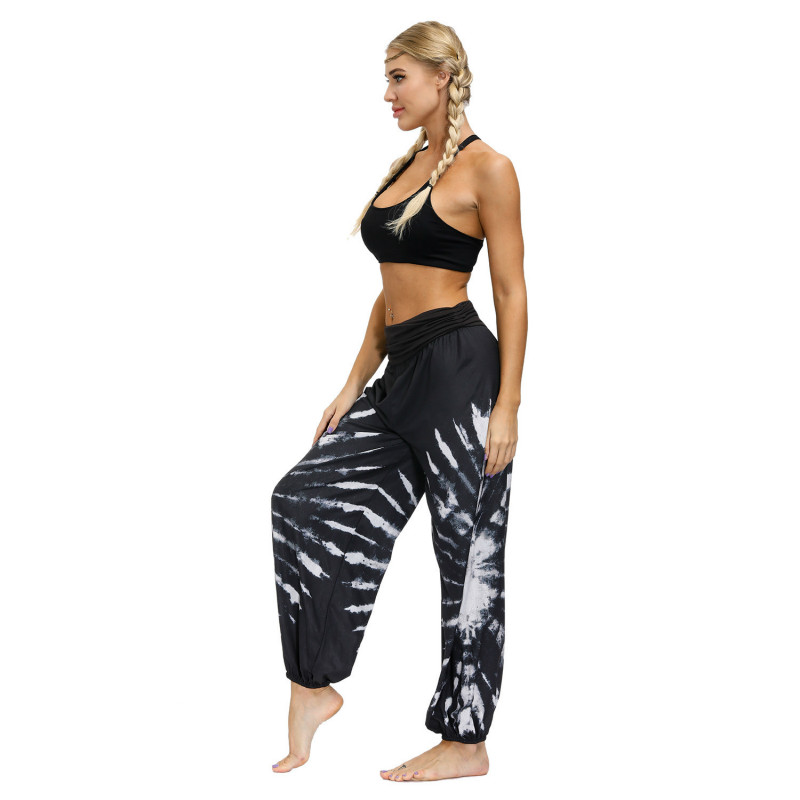 Trousers &amp; Leggings Digital print women's loose casual pants Sports Fitness Yoga Pants Bohemia