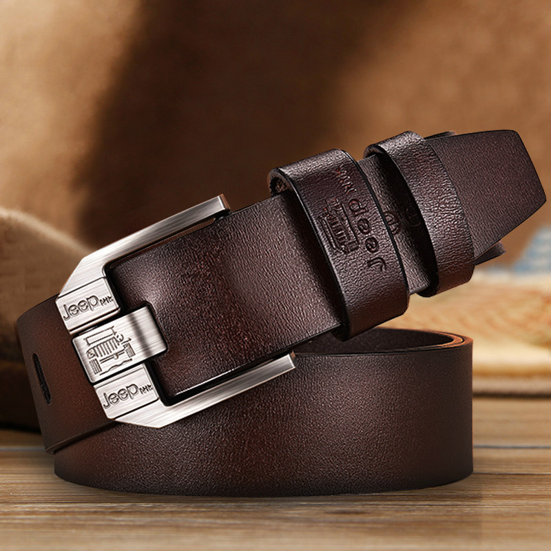 Belts Brand Belt High Quality Alloy Pin Buckle Men&apos;s Business Retro Youth With jeans new belt