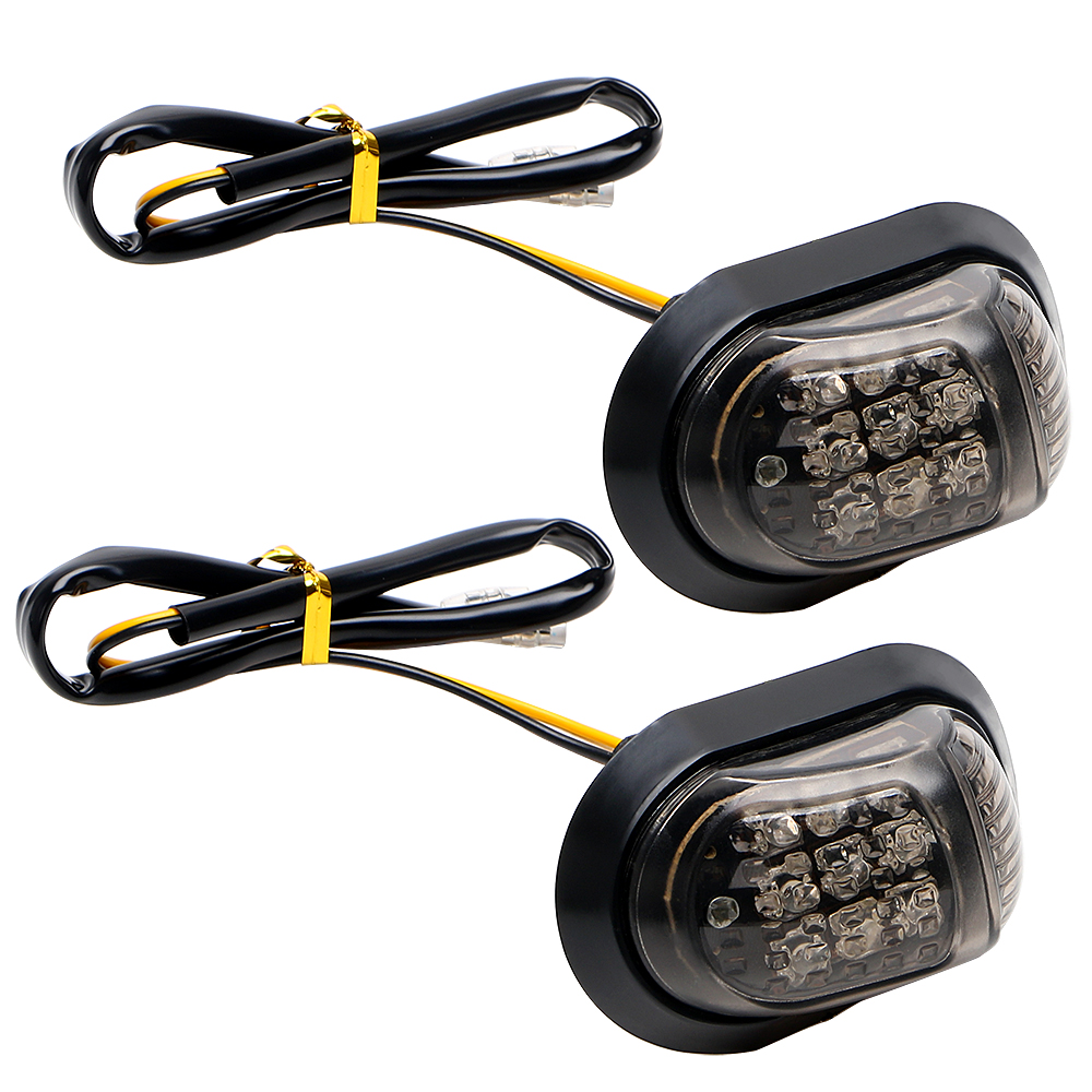 Motorcycle &amp; PowersportsBlinker 9 LED Motorcycle A Pair Piranha Light Flasher Turn Signal Light