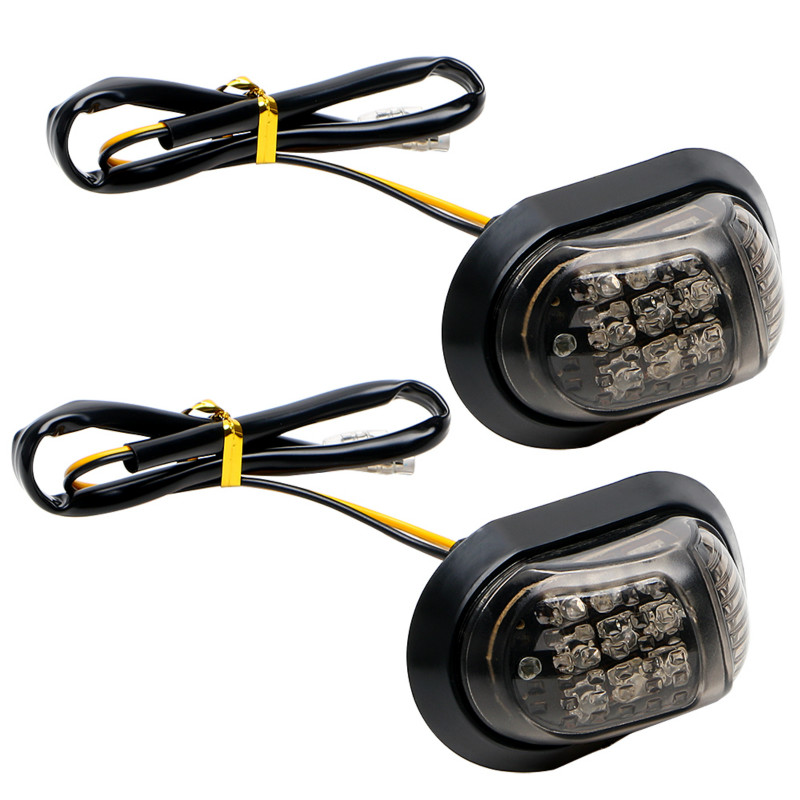 Motorcycle &amp; PowersportsBlinker 9 LED Motorcycle A Pair Piranha Light Flasher Turn Signal Light