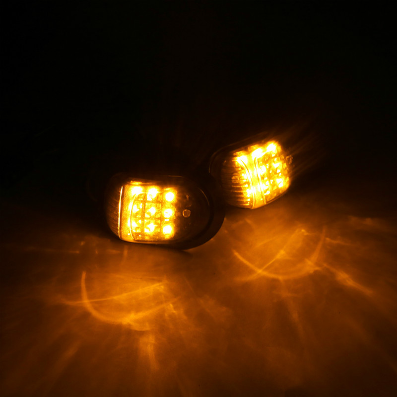 Motorcycle &amp; PowersportsBlinker 9 LED Motorcycle A Pair Piranha Light Flasher Turn Signal Light