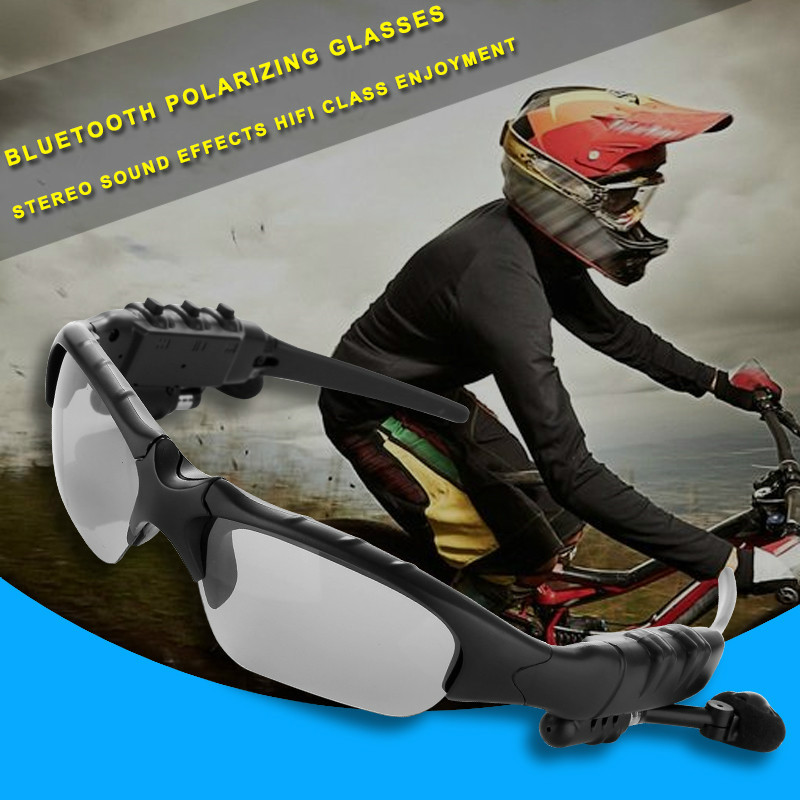 Cycling Sunglasses Bluetooth Earphone Smart Glasses Wireless Bike Headphone with Mic