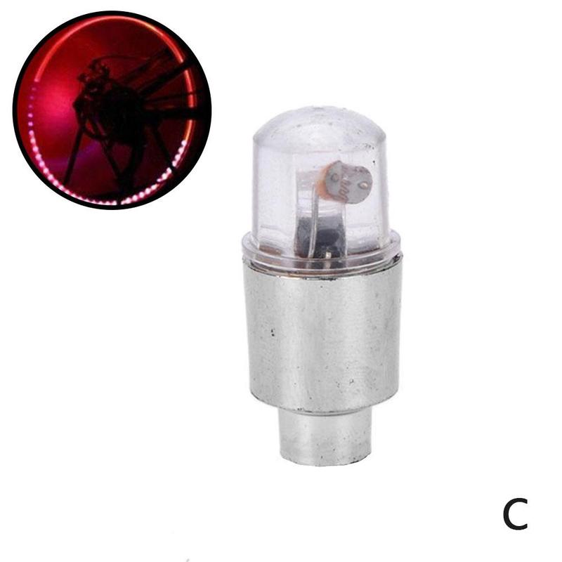 4pcs Lights &amp; Lighting Accessories  Bike Car Motorcycle Wheel Tire Tyre Valve Cap Neon LED Light