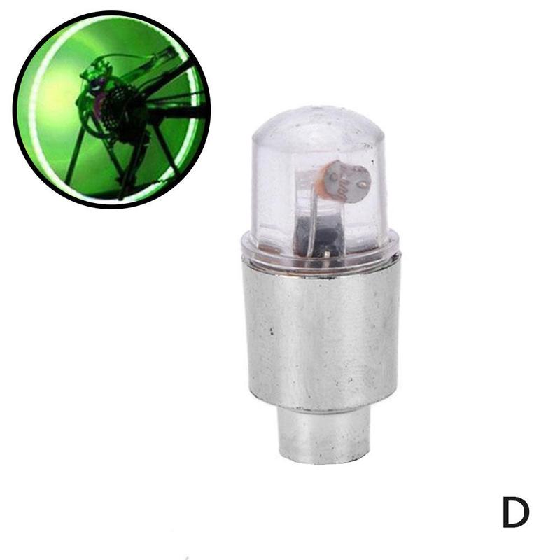 4pcs Lights &amp; Lighting Accessories  Bike Car Motorcycle Wheel Tire Tyre Valve Cap Neon LED Light