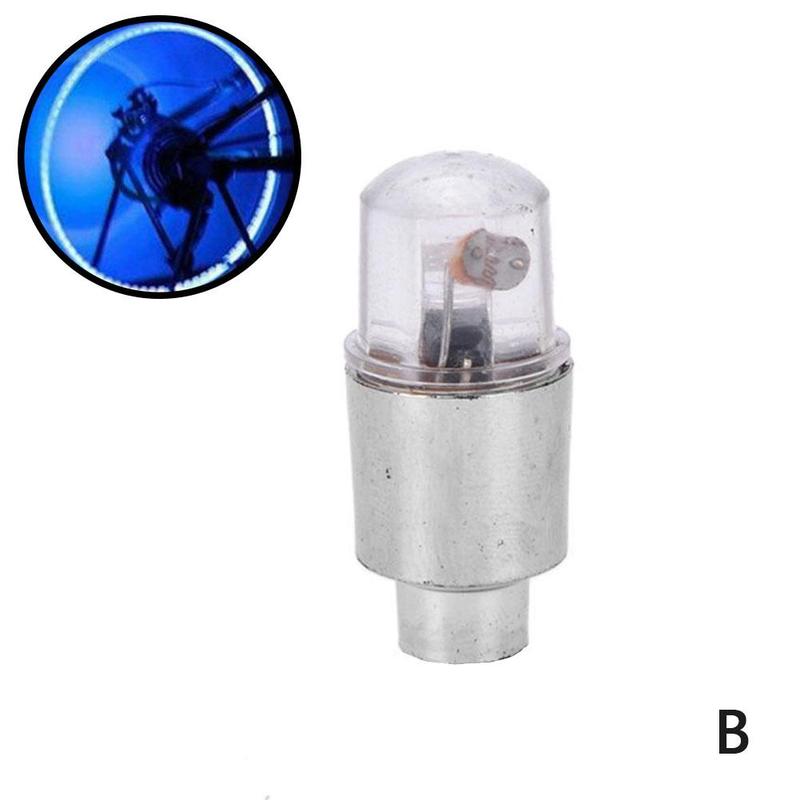 4pcs Lights &amp; Lighting Accessories  Bike Car Motorcycle Wheel Tire Tyre Valve Cap Neon LED Light