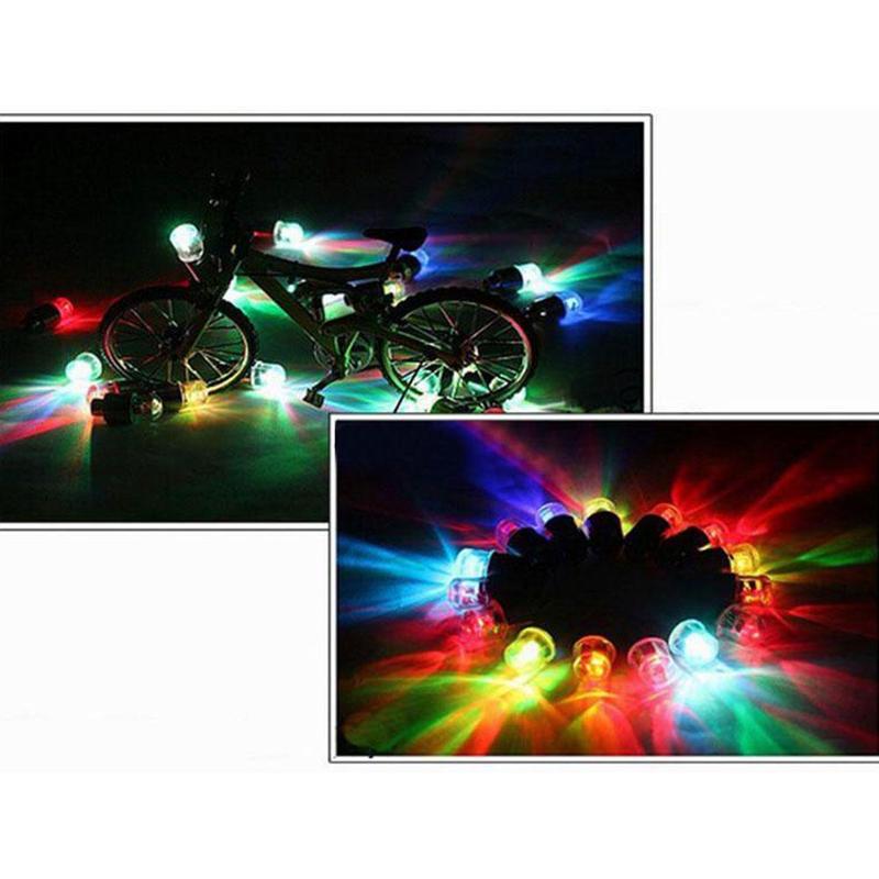 4pcs Lights &amp; Lighting Accessories  Bike Car Motorcycle Wheel Tire Tyre Valve Cap Neon LED Light