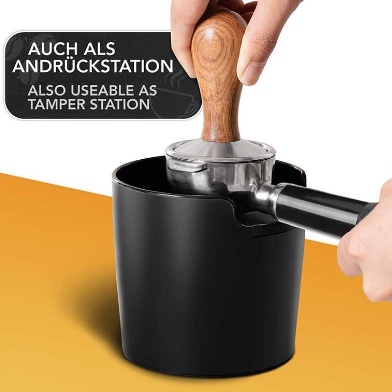 Powder Residue Box Black Deep Bowl Non-slip Detachable Knock  Kitchen &amp; Dining room appliances