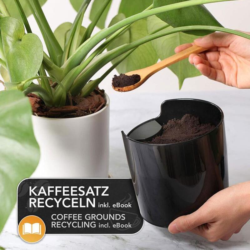 Powder Residue Box Black Deep Bowl Non-slip Detachable Knock  Kitchen &amp; Dining room appliances