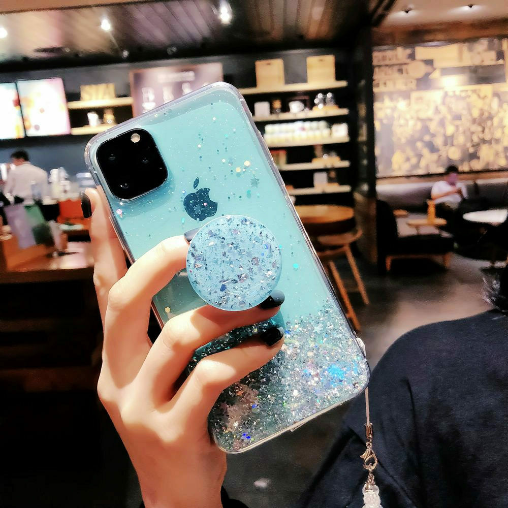 Bling Glitter Case For iPhone 11 Pro Max 11 Pro 11 XS XR X XS Max 6s 6 7 8 Screen Protectors