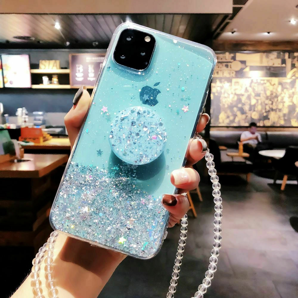 Bling Glitter Case For iPhone 11 Pro Max 11 Pro 11 XS XR X XS Max 6s 6 7 8 Screen Protectors