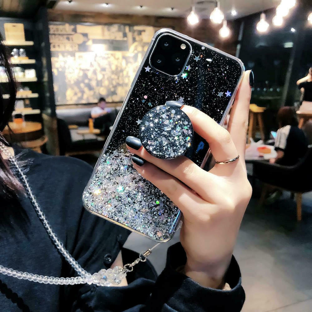 Bling Glitter Case For iPhone 11 Pro Max 11 Pro 11 XS XR X XS Max 6s 6 7 8 Screen Protectors