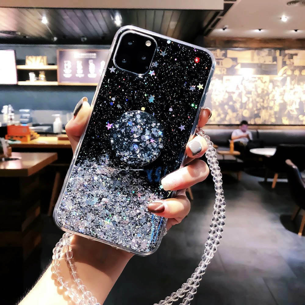 Bling Glitter Case For iPhone 11 Pro Max 11 Pro 11 XS XR X XS Max 6s 6 7 8 Screen Protectors