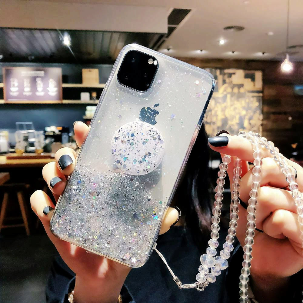 Bling Glitter Case For iPhone 11 Pro Max 11 Pro 11 XS XR X XS Max 6s 6 7 8 Screen Protectors