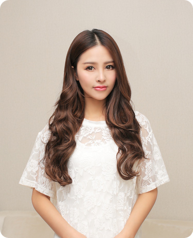 Hair extension piece five card long hair wig piece one piece long curly hair piece Wigs