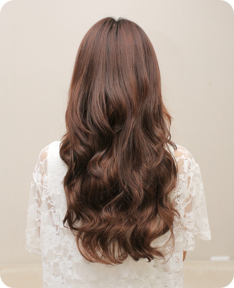 Hair extension piece five card long hair wig piece one piece long curly hair piece Wigs