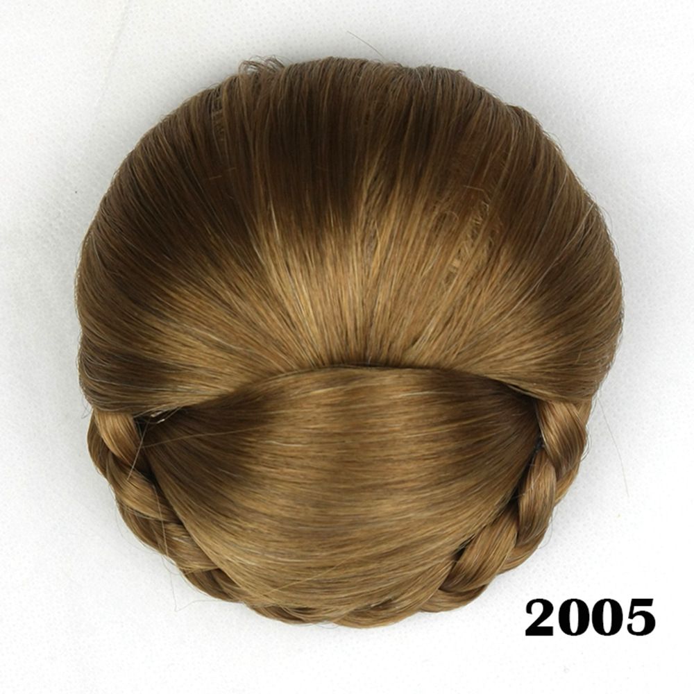 High temperature silk professional hair wholesale fashion bun Wigs