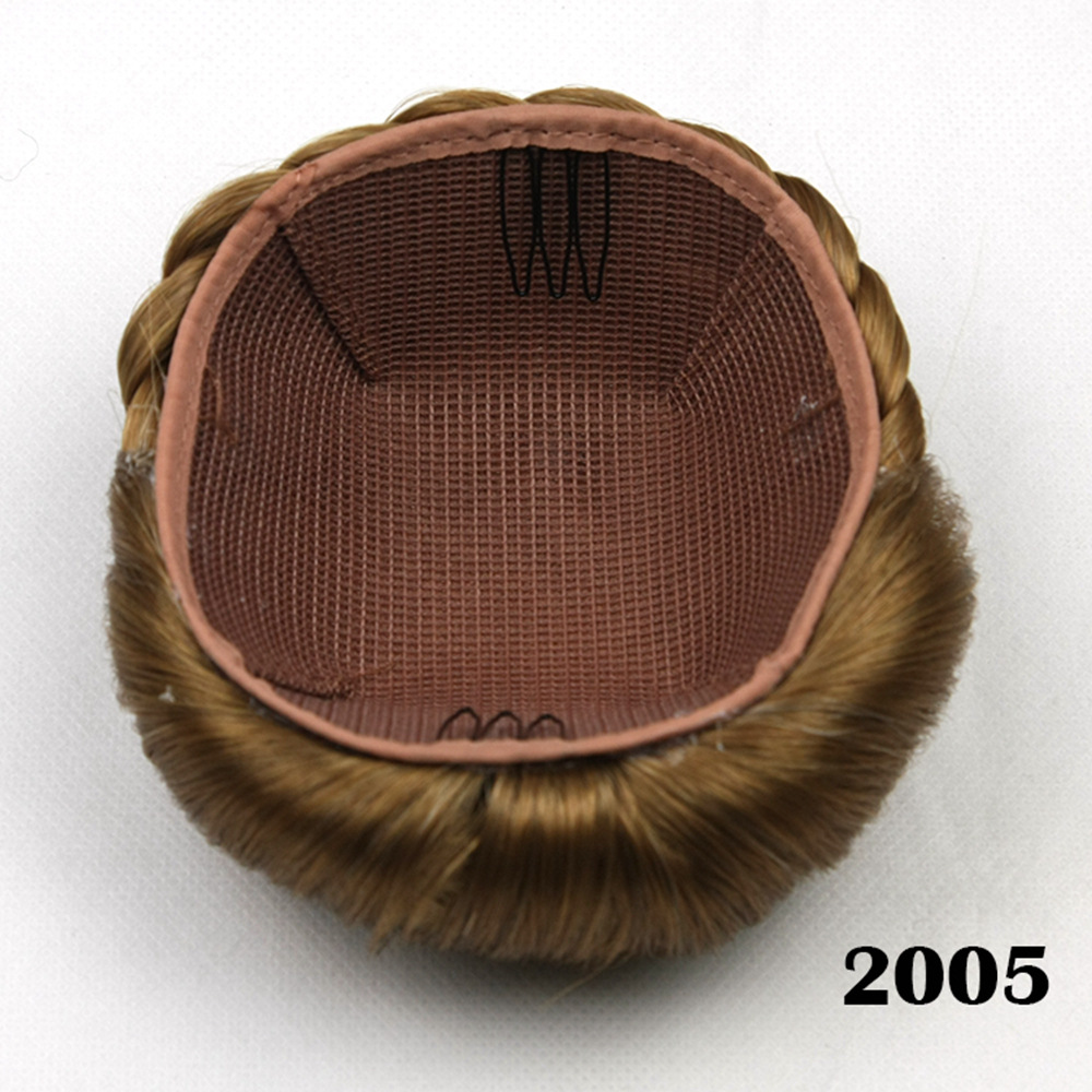 High temperature silk professional hair wholesale fashion bun Wigs