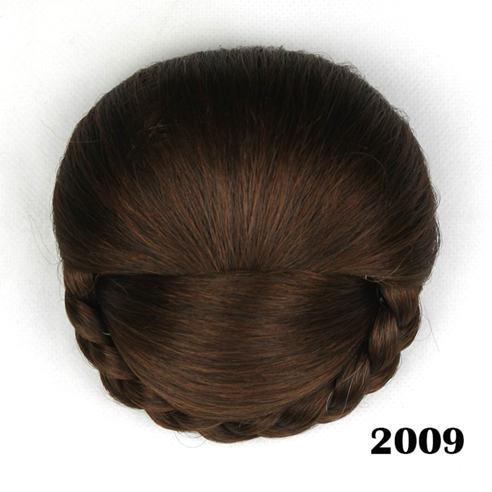 High temperature silk professional hair wholesale fashion bun Wigs