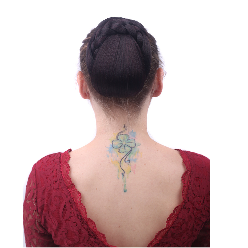 Wig bun  braid contract European and American fashion retro Wigs