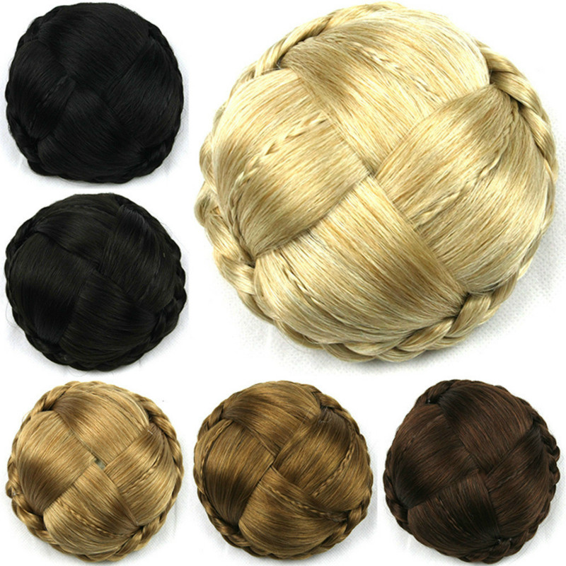 Large contract knitting wig wholesale fixed bun Wigs