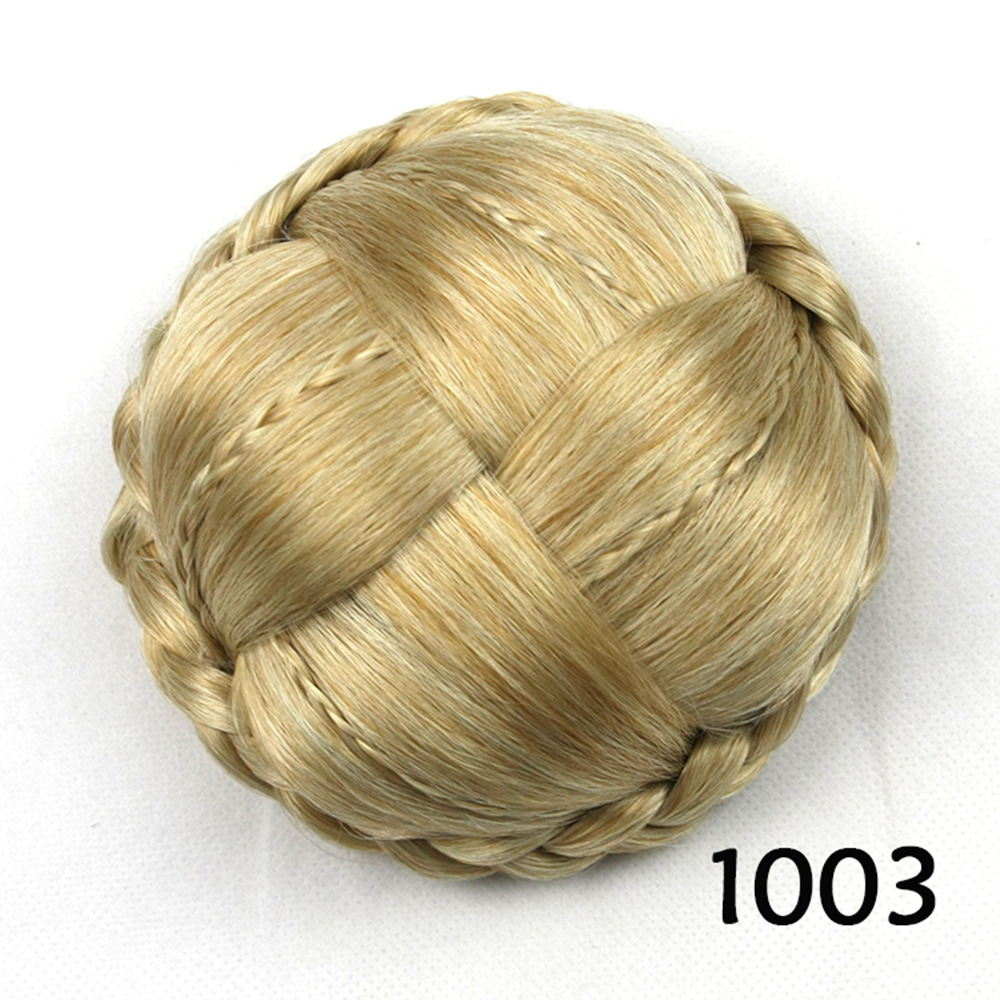 Large contract knitting wig wholesale fixed bun Wigs