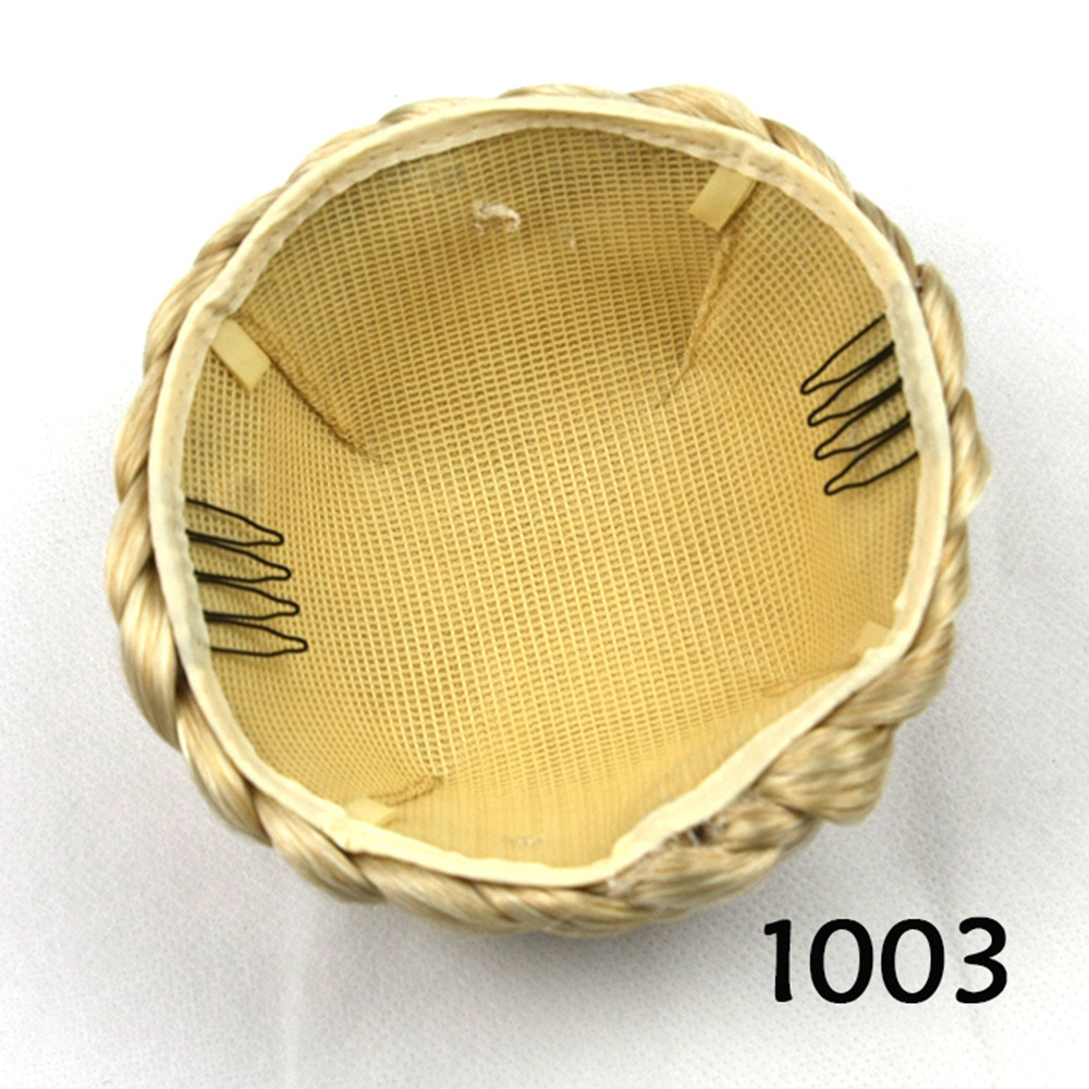 Large contract knitting wig wholesale fixed bun Wigs