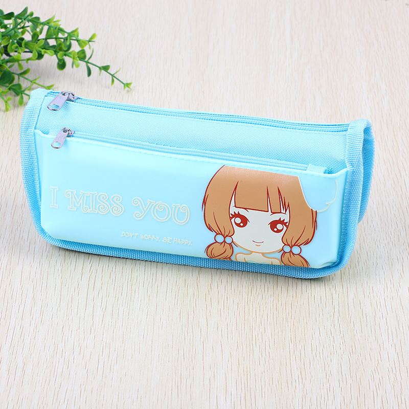 Pencil case simple Oxford cloth stationery  Pencil Cases & Bags