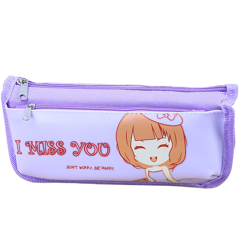 Pencil case simple Oxford cloth stationery  Pencil Cases & Bags