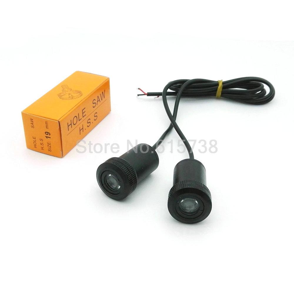 2PCS Motorcycle decoration light car led courtesy laser projector logo Lights &amp; Lighting Accessories