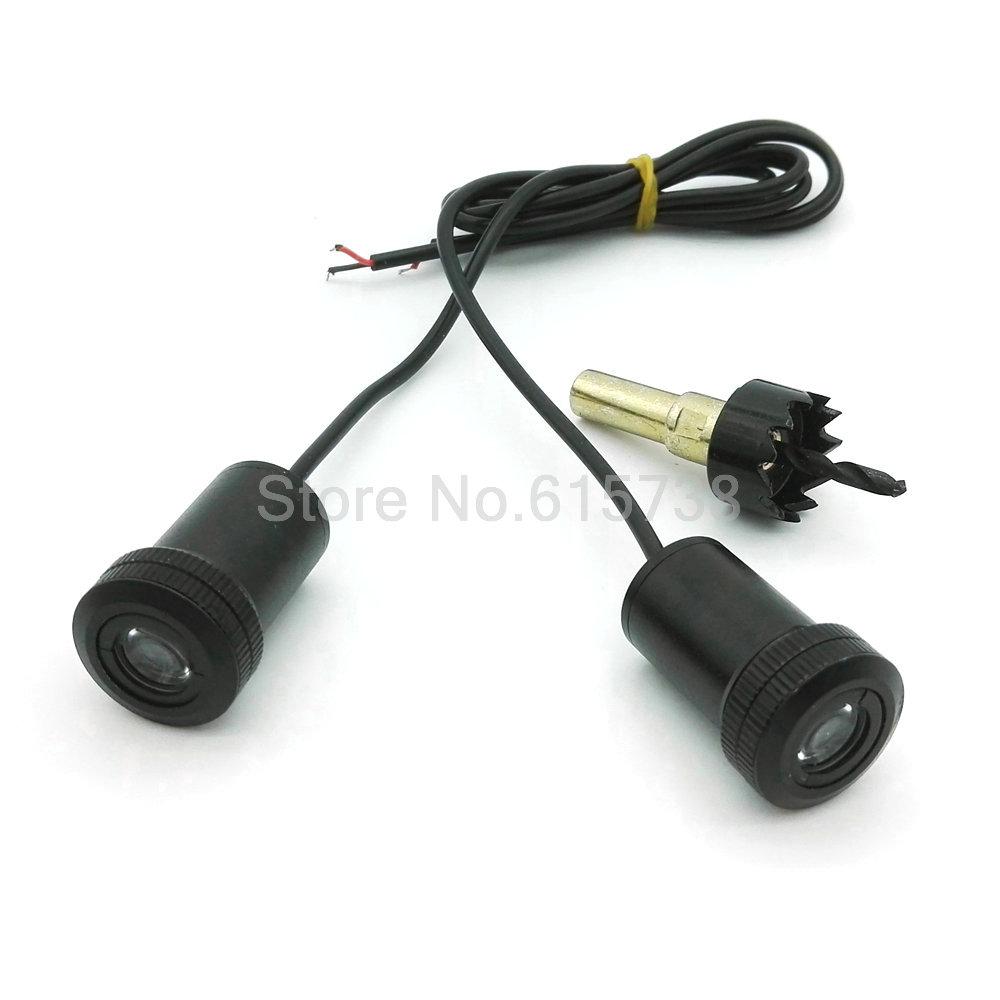 2PCS Motorcycle decoration light car led courtesy laser projector logo Lights &amp; Lighting Accessories