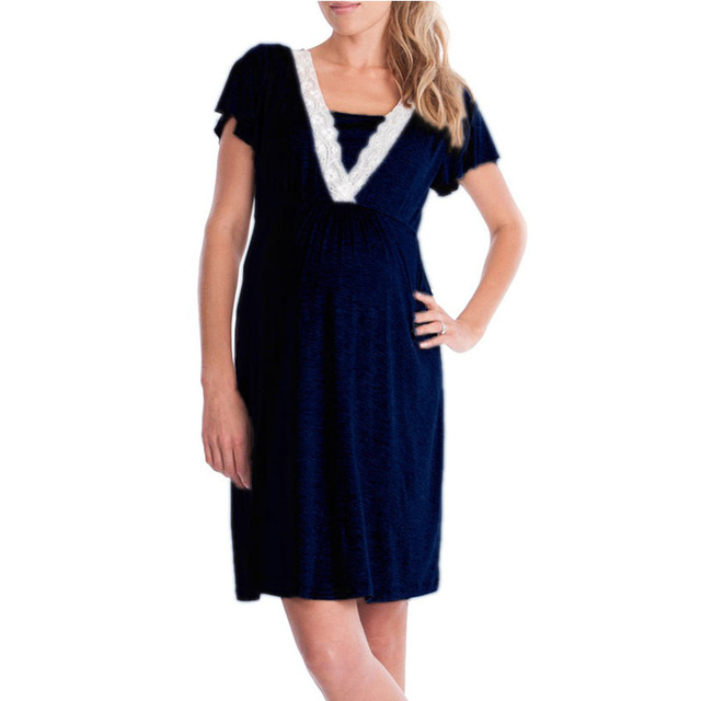 Pajamas Sleepwear Nursing Pregnant Pajamas Mother Breastfeeding Nightgown Maternity Tops