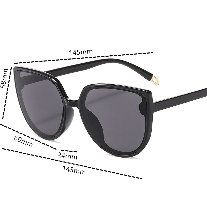Sunglasses Cat Eye Women Men Sun Glasses Eyewear Eyeglasses Plastic Frame  Sunglasses