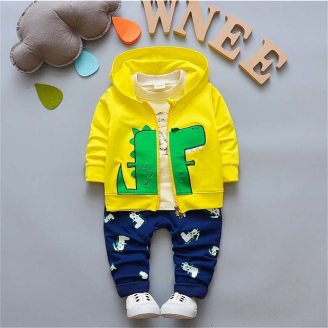 Baby Boys Clothes Sets Spring Autumn New Kids Fashion Cotton Casual Coats &amp; Jackets