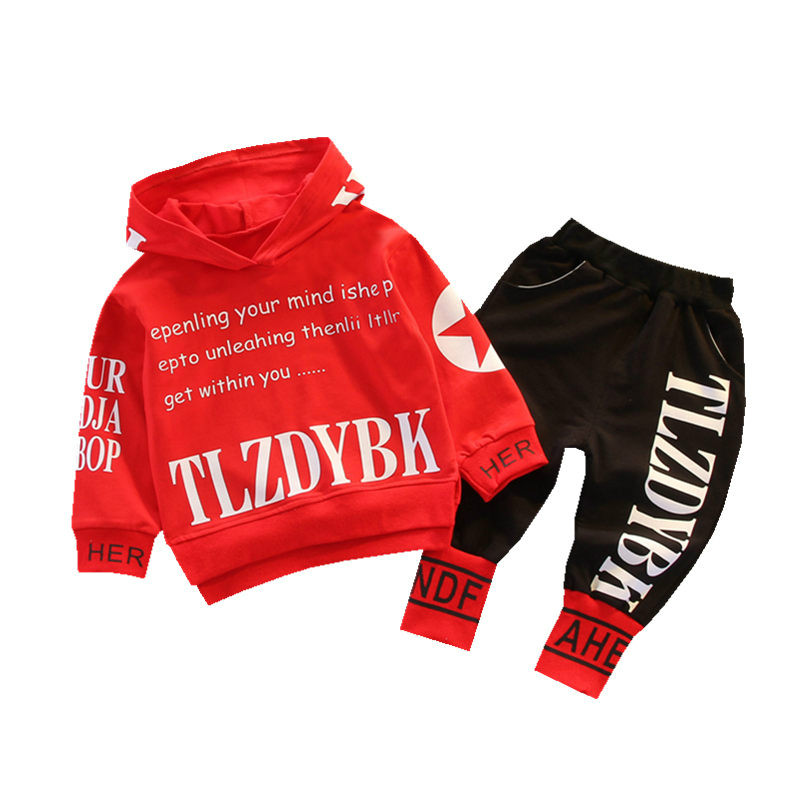 Baby Clothes Children Boys Girls sport letters Hoodies Pants 2Pcs/sets Toddler T-shirts &amp; Polos