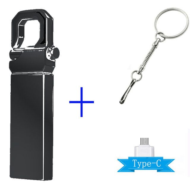 128GB 64GB 32GB 16GB 8GB 4GB Pen Drive Pendrive  Metal USB Flash Drives