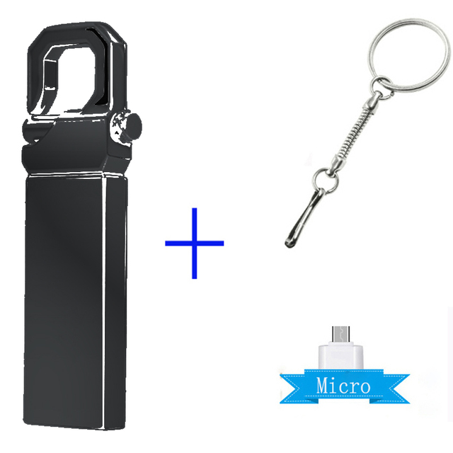 128GB 64GB 32GB 16GB 8GB 4GB Pen Drive Pendrive  Metal USB Flash Drives