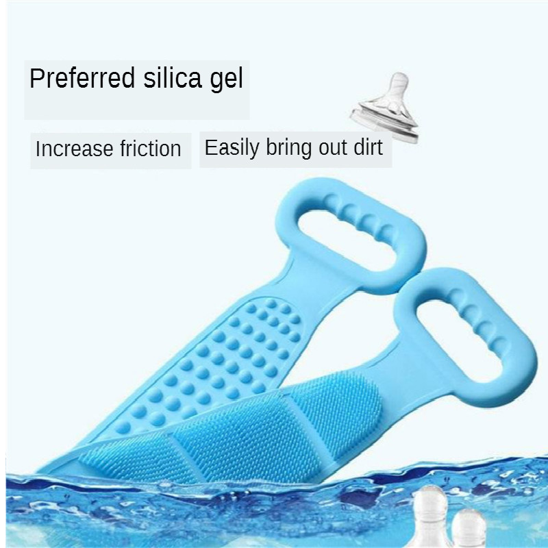 Magic Silicone Brushes Bath Towels Rubbing Back Mud Peeling Body Massage Shower Bathroom Products  Bath & Bathing Accessories > Bath > Bath Accessories