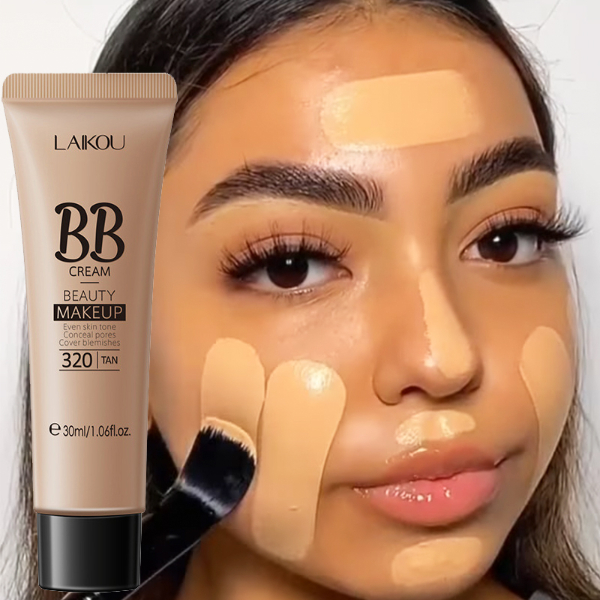 3 Colors BB Cream Long Lasting Liquid Foundation Waterproof Cover Acne Spot Natural Face Base Makeup