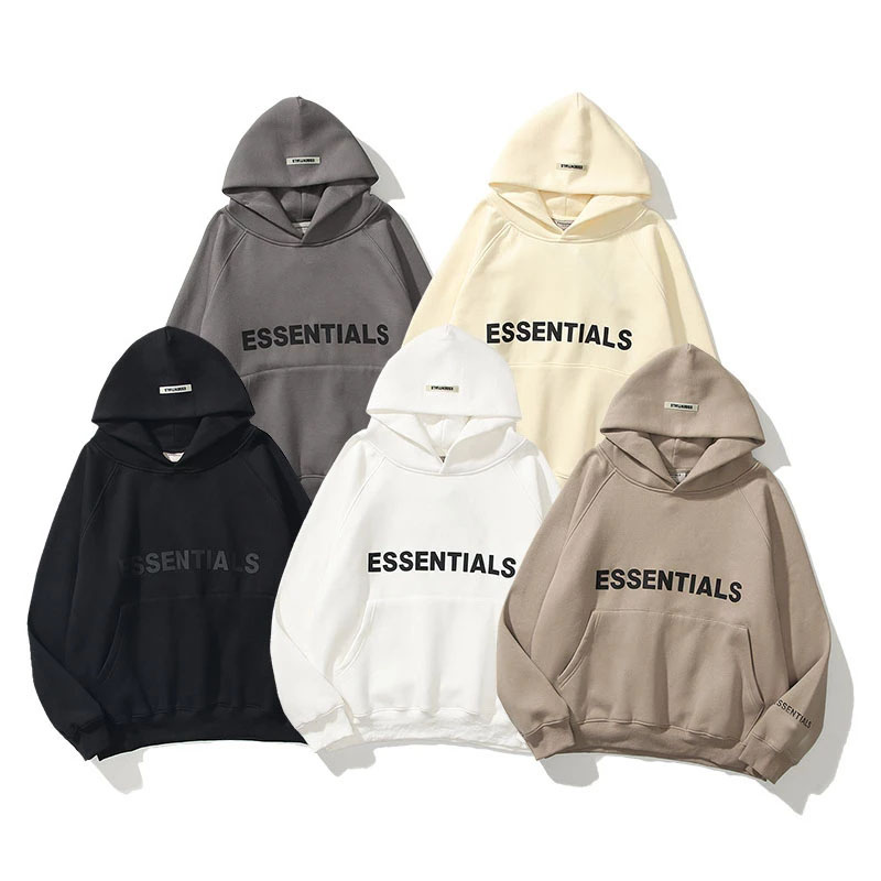 Essentials Hoodie men's and women's Sweatshirt reflective letter printed fleece super Dalian Hoodie fashion hip hop Street(Sweatshirts, Cardigans & Hoodies)