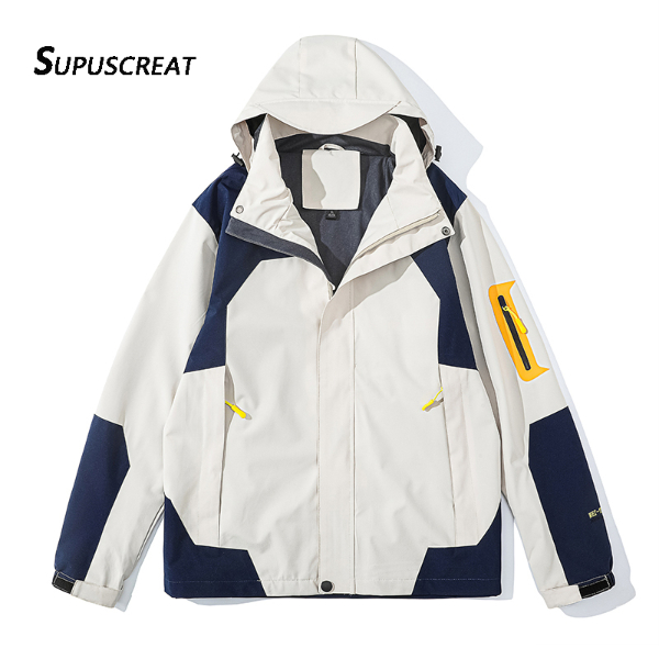 SUPUSCREAT Spring Autumn Men And Woman Windbreaker Waterproof Windproof Outwear Male  Jackets & Trench Coats