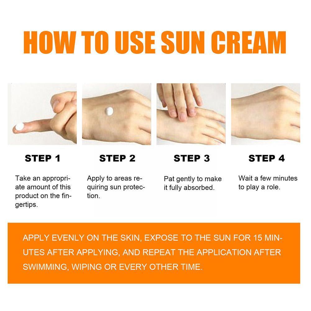 40g SPF90 Facial Body Sunscreen Whitening Sun Cream Sunblock Skin Oil-control Cream Sunscreen Moisturizing Protective Anti White