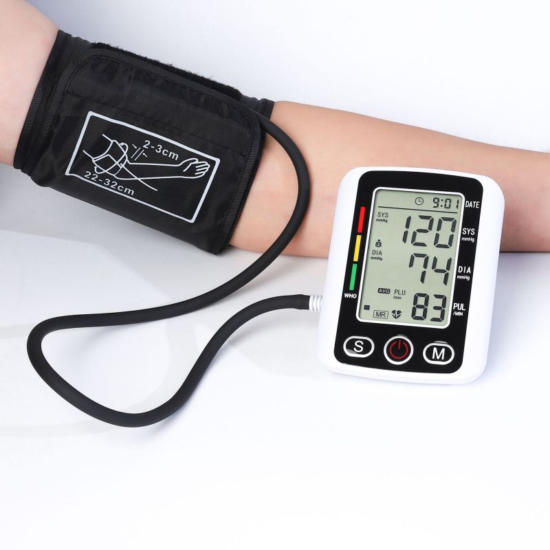 Blood Pressure Monitors English Usb Blood Pressure Meter Backlight Blood Pressure Meter Blood Pressure Meter